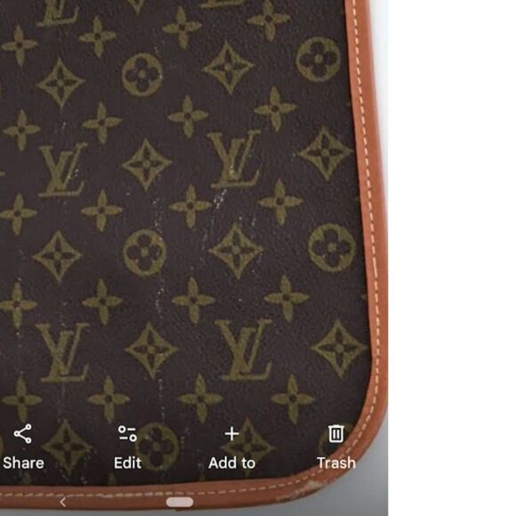 LOUIS VUITTON Travel Monogram Garment Clothing Suit Bag Brown and Tan - Picture 7 of 8